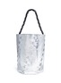 Main View - Click To Enlarge - PROENZA SCHOULER - 'Hex' stud medium interlocked metallic leather panel bucket bag