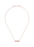 Main View - Click To Enlarge - MESSIKA - 'Baby Move' diamond 18k rose gold pendant necklace