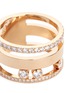 Detail View - Click To Enlarge - MESSIKA - 'Move Romane' diamond 18k rose gold two three ring