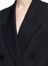 Detail View - Click To Enlarge - ALEXANDER WANG - Oversized virgin wool blend suiting vest