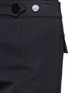 Detail View - Click To Enlarge - ALEXANDER WANG - Zip cuff cropped twill jodhpur pants