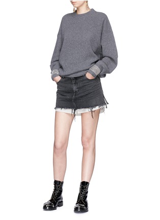 Figure View - Click To Enlarge - ALEXANDER WANG - Strass embellished sweater