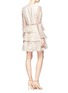 Figure View - Click To Enlarge - ZIMMERMANN - 'Maples' embroidered tiered silk organza dress