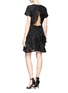 Figure View - Click To Enlarge - ZIMMERMANN - 'Maples Sun' floral embroidered silk organza dress