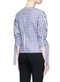 Back View - Click To Enlarge - ROSETTA GETTY - Tie sleeve gingham check shirting top