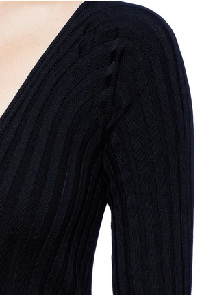 Detail View - Click To Enlarge - ROSETTA GETTY - Rib knit dress