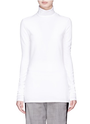 Main View - Click To Enlarge - NEIL BARRETT - Cutout sleeve crepe top
