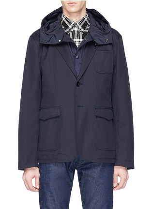 Main View - Click To Enlarge - WOOYOUNGMI - Detachable hood twill jacket