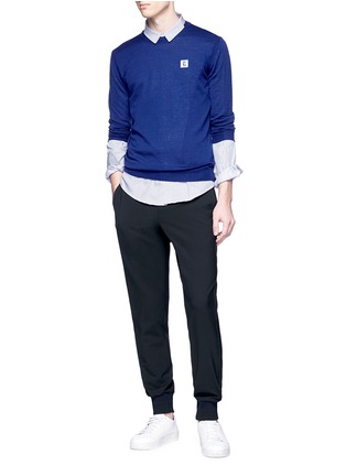 Figure View - Click To Enlarge - WOOYOUNGMI - Stripe outseam jogging pants