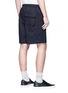 Back View - Click To Enlarge - WOOYOUNGMI - Patch pocket poplin shorts