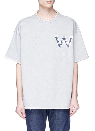 Main View - Click To Enlarge - WOOYOUNGMI - Paisley logo print oversized T-shirt