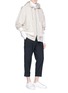 Figure View - Click To Enlarge - WOOYOUNGMI - Paisley appliqué layered bomber jacket