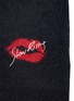 Detail View - Click To Enlarge - SAINT LAURENT - 'Slow Kissing' lips intarsia oversized mohair-blend cardigan