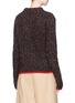 Back View - Click To Enlarge - SHORT SENTENCE - Mélange wool blend sweater