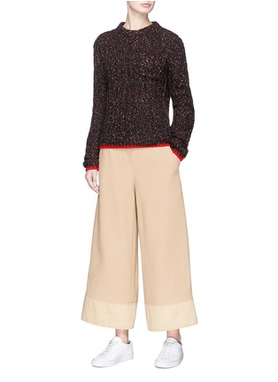 Figure View - Click To Enlarge - SHORT SENTENCE - Mélange wool blend sweater