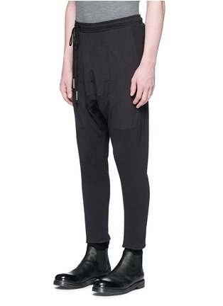 Front View - Click To Enlarge - SIKI IM / DEN IM - Drop crotch cropped jogging pants