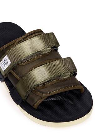 Detail View - Click To Enlarge - SUICOKE - 'MOTO' slide sandals