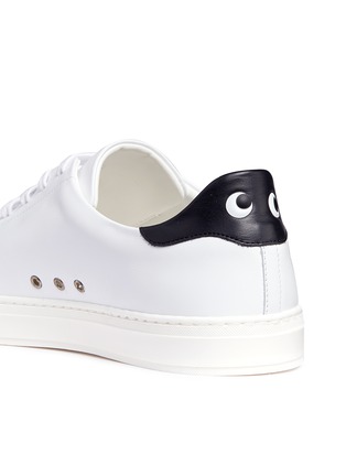 Detail View - Click To Enlarge - ANYA HINDMARCH - 'Eyes' embossed leather sneakers