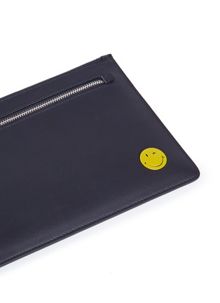  - ANYA HINDMARCH - 'Wink' embossed zip pouch