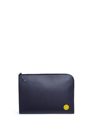 Main View - Click To Enlarge - ANYA HINDMARCH - 'Wink' embossed leather document case