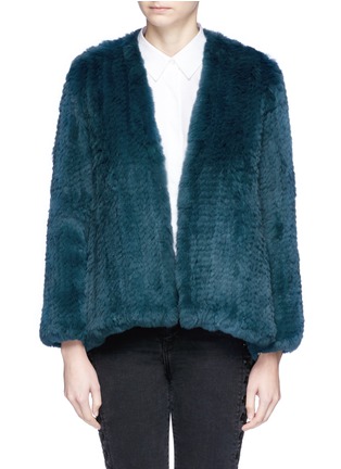 Main View - Click To Enlarge - 72348 - 'Emily' rabbit fur jacket