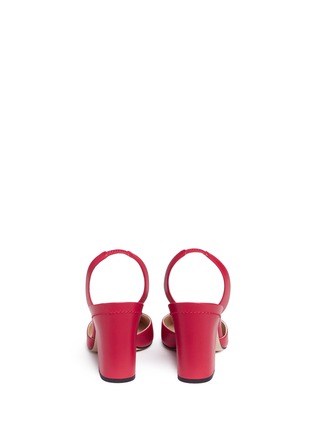 Back View - Click To Enlarge - PAUL ANDREW - 'Perugia' leather slingback pumps