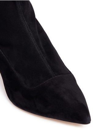 Detail View - Click To Enlarge - PAUL ANDREW - 'Arad' stretch suede sock boots