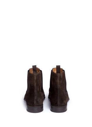 Back View - Click To Enlarge - DOUCAL'S - Suede Chelsea boots