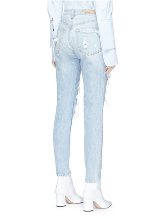 Back View - Click To Enlarge - GRLFRND - 'Karolina' ripped skinny jeans