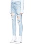 Front View - Click To Enlarge - GRLFRND - 'Karolina' ripped skinny jeans