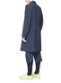 Back View - Click To Enlarge - KIKO KOSTADINOV - Snap button pleated wool-mohair coat