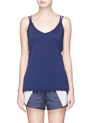 Main View - Click To Enlarge - LORNA JANE - 'Astro Active' crossback performance tank top