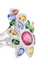 Detail View - Click To Enlarge - WENDY YUE - Diamond gemstone 18k white gold two ring set