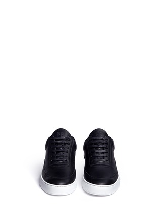 Front View - Click To Enlarge - FILLING PIECES - 'Low Mondo Ripple Nardo' leather sneakers