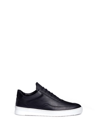 Main View - Click To Enlarge - FILLING PIECES - 'Low Mondo Ripple Nardo' leather sneakers
