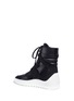 Detail View - Click To Enlarge - FILLING PIECES - 'Peak' platform leather boots