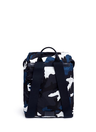 Detail View - Click To Enlarge - VALENTINO GARAVANI - Camouflage print nylon backpack