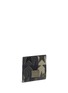 Figure View - Click To Enlarge - VALENTINO GARAVANI - 'Camustars' leather patch canvas card holder
