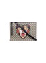 Main View - Click To Enlarge - GUCCI - 'Angry Cat' print GG Supreme canvas messenger bag