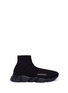 Main View - Click To Enlarge - BALENCIAGA - 'Speed' slip-on knit sneakers