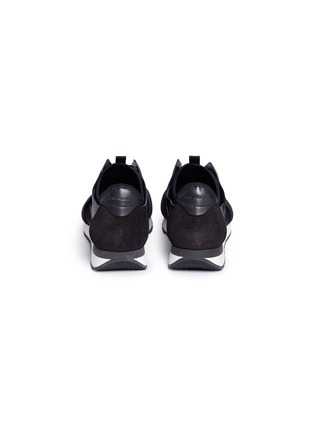 Back View - Click To Enlarge - BALENCIAGA - 'Race Runner' mixed panel sneakers