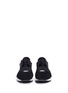 Front View - Click To Enlarge - BALENCIAGA - 'Race Runner' mixed panel sneakers