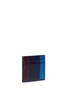 Back View - Click To Enlarge - BALENCIAGA - 'Bazar' striped leather card holder