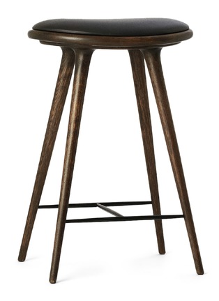 Main View - Click To Enlarge - MANKS - Beech wood high stool