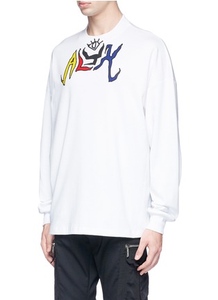 Front View - Click To Enlarge - ALYX - Graffiti logo print unisex sweatshirt