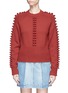 Main View - Click To Enlarge - CHLOÉ - Bobble knit pompom raglan sweater