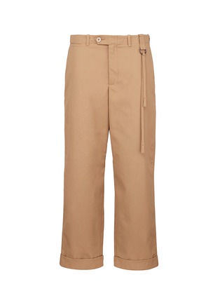 Main View - Click To Enlarge - CRAIG GREEN - Roll cuff cotton twill pants