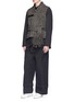 Figure View - Click To Enlarge - CRAIG GREEN - Waist tie rib knit sleeveless sweater