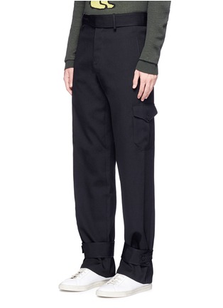 Front View - Click To Enlarge - JW ANDERSON - Cuff strap unisex cargo pants