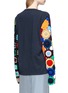  - JW ANDERSON - Floral crochet sleeve unisex jersey top